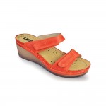 Saboti dama, de vara, din piele, Leon 1040