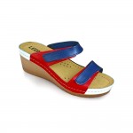 Saboti dama, de vara, din piele, Leon 1040