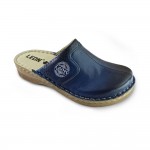 Saboti medicali, de dama, din piele, Leon 360, albastru inchis