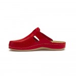 Saboti medicali, de dama, din piele, Leon 950, rosu