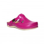 Saboti medicali, de dama, din piele, Leon 950, ciclam