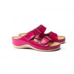 Saboti dama, de vara, din piele, Leon 905