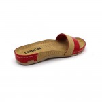 Saboti dama, de vara, din piele, Leon 990