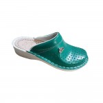 Saboti medicali, de barbati, din piele, Leon V200, verde