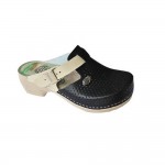 Saboti medicali Leon PU158, negru