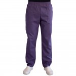 Pantalon unisex Lotus 2, cu elastic in talie, indigo