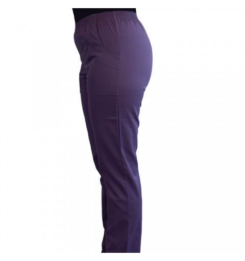 Pantalon unisex Lotus 2, cu elastic in talie, indigo
