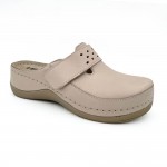 Saboti medicali, de dama, din piele, Leon 902, roz pudrat