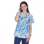 Bluza medicala imprimata Lotus 1, Spring