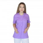 Bluza asimetrica cu capse Lotus 2, culoare mov, marimi extra large