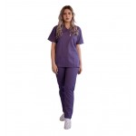 Costum medical unisex, Lotus 2, Basic 1, culoare indigo, marimi extra large