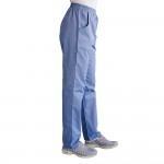 Pantalon unisex Lotus 2, cu elastic in talie, culoare albastru ciel, marimi extra large