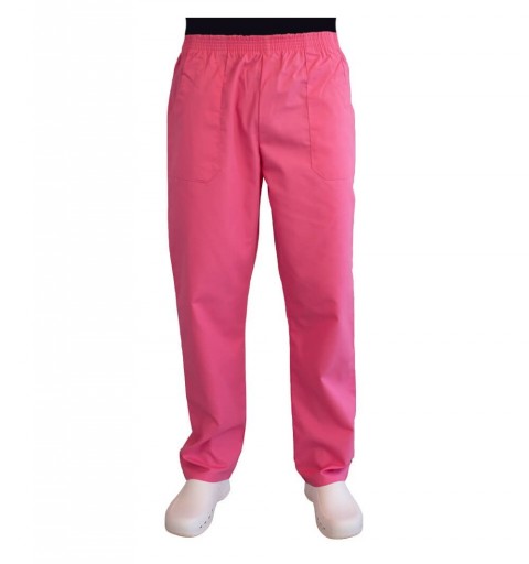 Pantalon unisex Lotus 2, cu elastic in talie, culoare roz prafuit, marimi extra large