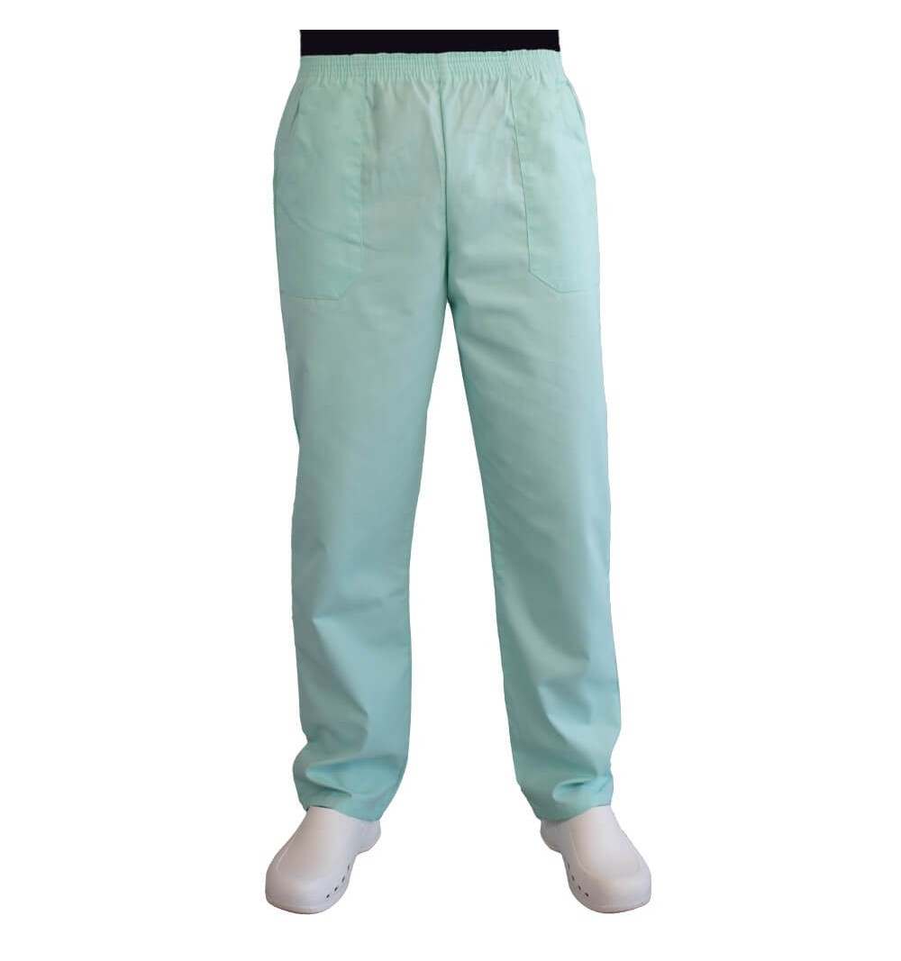 Pantalon unisex Lotus 2, cu elastic in talie, culoare verde menta, marimi extra large
