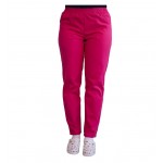 Pantalon unisex Lotus 2, cu elastic in talie, culoare fucsia, marimi extra large