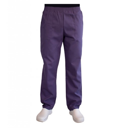 Pantalon unisex Lotus 2, cu elastic in talie, culoare indigo, marimi extra large