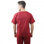 Costum medical Lotus 3, Basic 1 BBC, stretch, visiniu