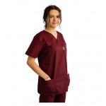 Costum medical Lotus 3, Basic 1 BBC, stretch, visiniu