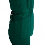 Bluza kimono cu maneca scurta, Lotus 1, verde hunter