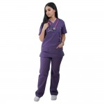 Costum medical Lotus 3, Basic 1 BBC, stretch, indigo