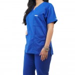 Costum medical Lotus 1, Basic 2, albastru royal