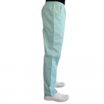 Pantalon unisex Lotus 1, cu elastic in talie, verde menta