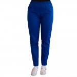 Pantalon unisex Lotus 1, cu elastic in talie, albastru royal