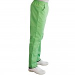 Pantalon unisex Lotus 1, cu elastic in talie, verde island