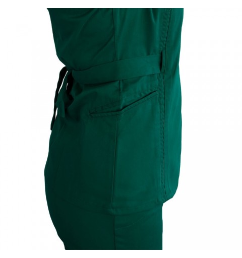 Bluza kimono cu maneca scurta, Lotus 3, BBC, stretch, verde hunter