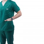 Costum medical Lotus 3, Basic 2, BBC, stretch, verde hunter