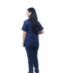 Costum medical Lotus 3, Basic 2, BBC, stretch, bleumarin