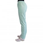 Pantalon unisex Lotus 3, BBC, stretch, cu elastic in talie, verde menta