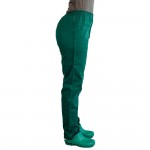 Pantalon unisex Lotus 3, BBC, stretch, cu elastic in talie, verde hunter