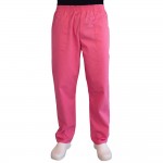 Pantalon unisex Lotus 3, BBC, stretch, cu elastic in talie, roz prafuit