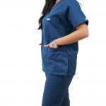 Costum medical Lotus 2, Basic 2, turcoaz inchis