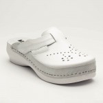 Saboti medicali Leon PU156, alb