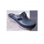 Saboti medicali Leon PU156, albastru