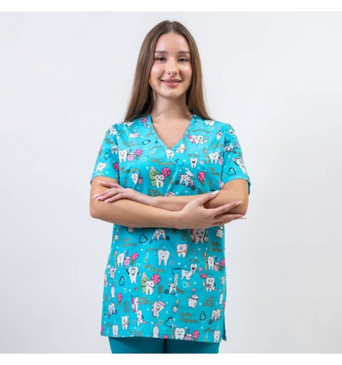 Bluza medicala imprimata...